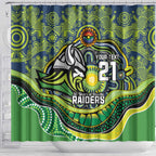Custom Canberra Honouring First Nations Shower Curtain NAIDOC 2026 Deadly 50 Years