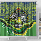 Custom Canberra Honouring First Nations Shower Curtain NAIDOC 2026 Deadly 50 Years