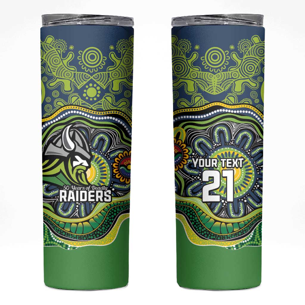 Custom Canberra Honouring First Nations Skinny Tumbler NAIDOC 2026 Deadly 50 Years