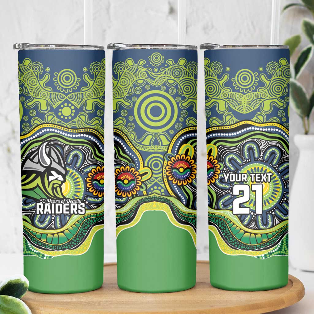 Custom Canberra Honouring First Nations Skinny Tumbler NAIDOC 2026 Deadly 50 Years