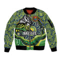 Custom Canberra Honouring First Nations Sleeve Zip Bomber Jacket NAIDOC 2026 Deadly 50 Years