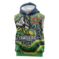 Custom Canberra Honouring First Nations Sleeveless Hoodie NAIDOC 2026 Deadly 50 Years