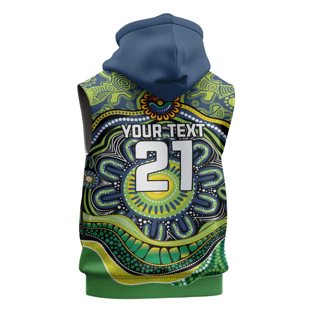 Custom Canberra Honouring First Nations Sleeveless Hoodie NAIDOC 2026 Deadly 50 Years