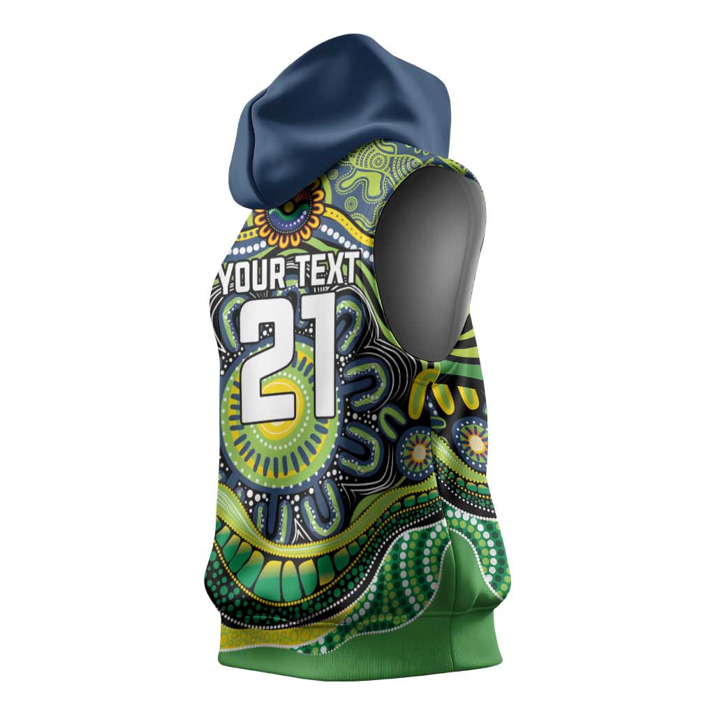 Custom Canberra Honouring First Nations Sleeveless Hoodie NAIDOC 2026 Deadly 50 Years
