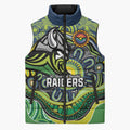 Custom Canberra Honouring First Nations Sleeveless Puffer Jacket NAIDOC 2026 Deadly 50 Years