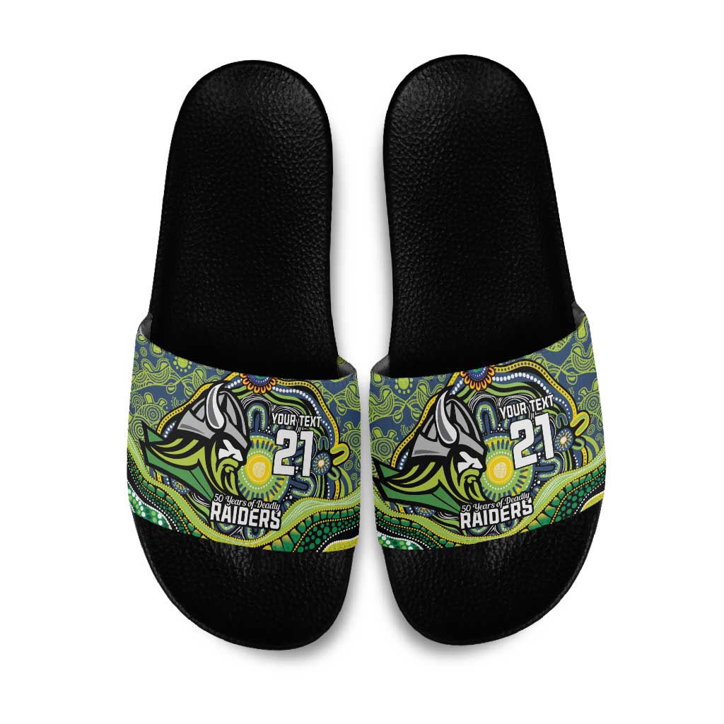 Custom Canberra Honouring First Nations Slide Sandals NAIDOC 2026 Deadly 50 Years