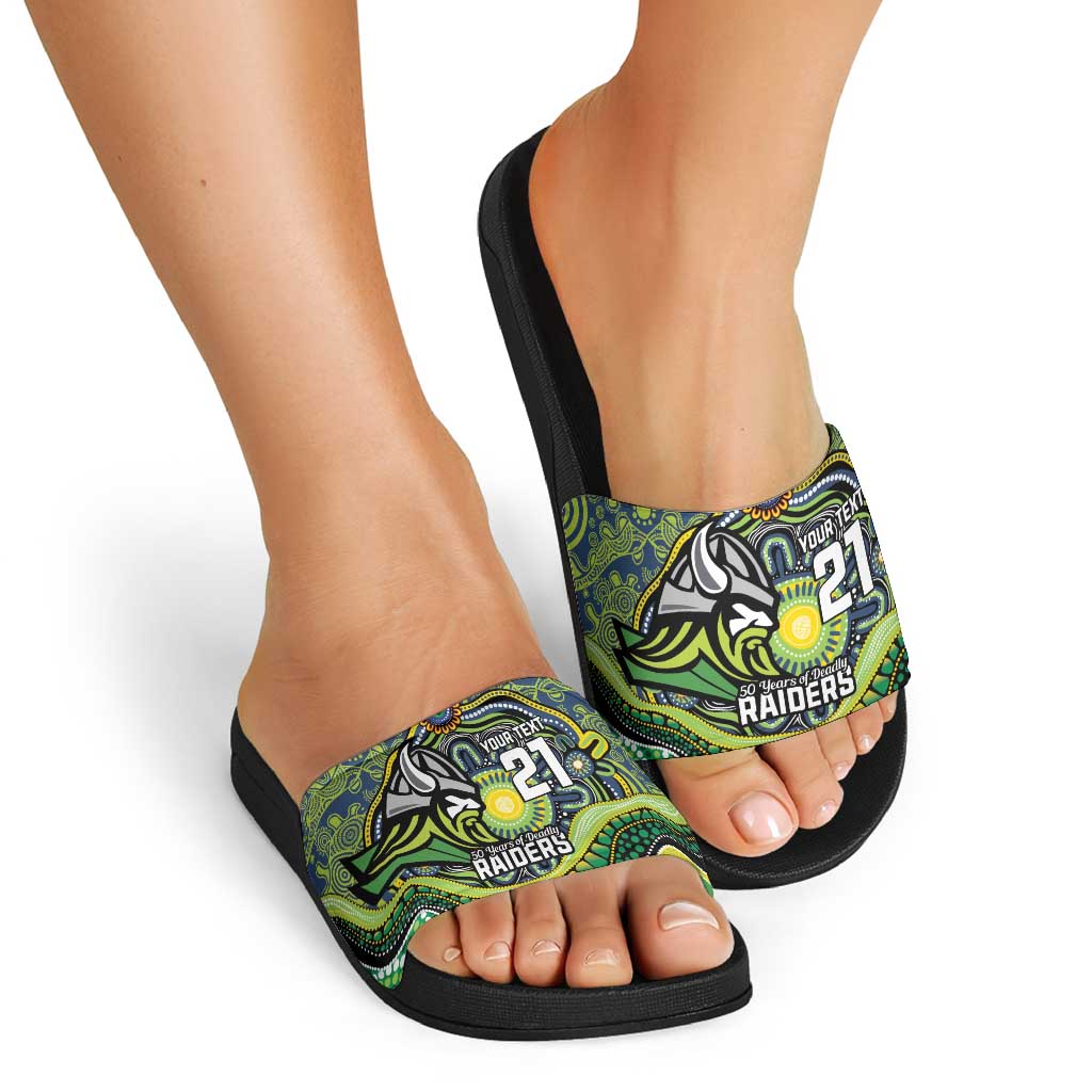 Custom Canberra Honouring First Nations Slide Sandals NAIDOC 2026 Deadly 50 Years