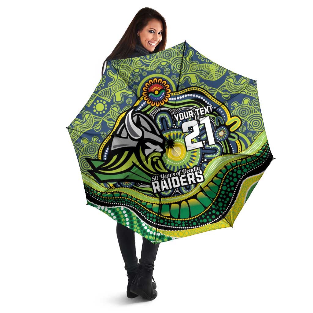 Custom Canberra Honouring First Nations Umbrella NAIDOC 2026 Deadly 50 Years