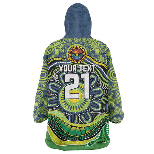 Custom Canberra Honouring First Nations Wearable Blanket Hoodie NAIDOC 2026 Deadly 50 Years