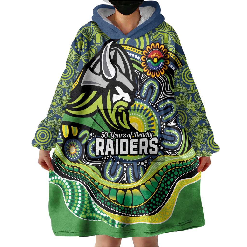 Custom Canberra Honouring First Nations Wearable Blanket Hoodie NAIDOC 2026 Deadly 50 Years
