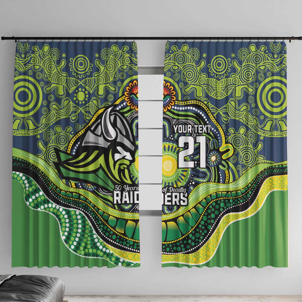 Custom Canberra Honouring First Nations Window Curtain NAIDOC 2026 Deadly 50 Years