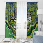 Custom Canberra Honouring First Nations Window Curtain NAIDOC 2026 Deadly 50 Years
