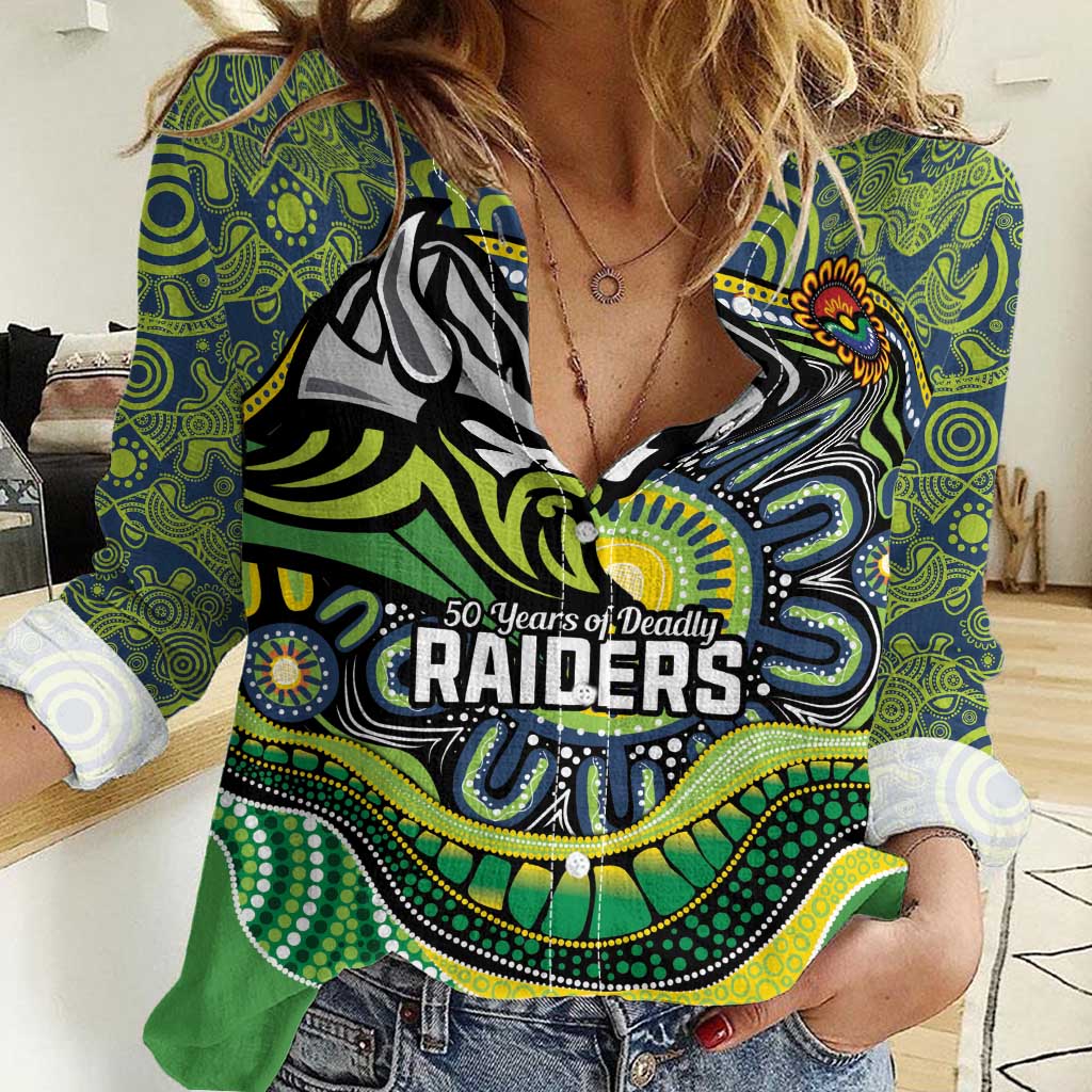Custom Canberra Honouring First Nations Women Casual Shirt NAIDOC 2026 Deadly 50 Years