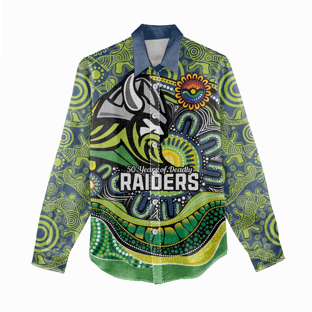 Custom Canberra Honouring First Nations Women Casual Shirt NAIDOC 2026 Deadly 50 Years