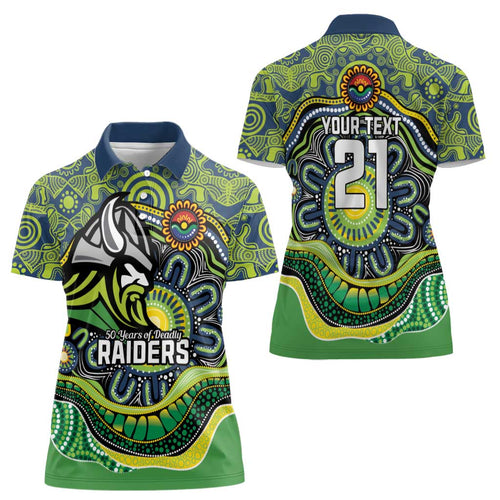 Custom Canberra Honouring First Nations Women Polo Shirt NAIDOC 2026 Deadly 50 Years
