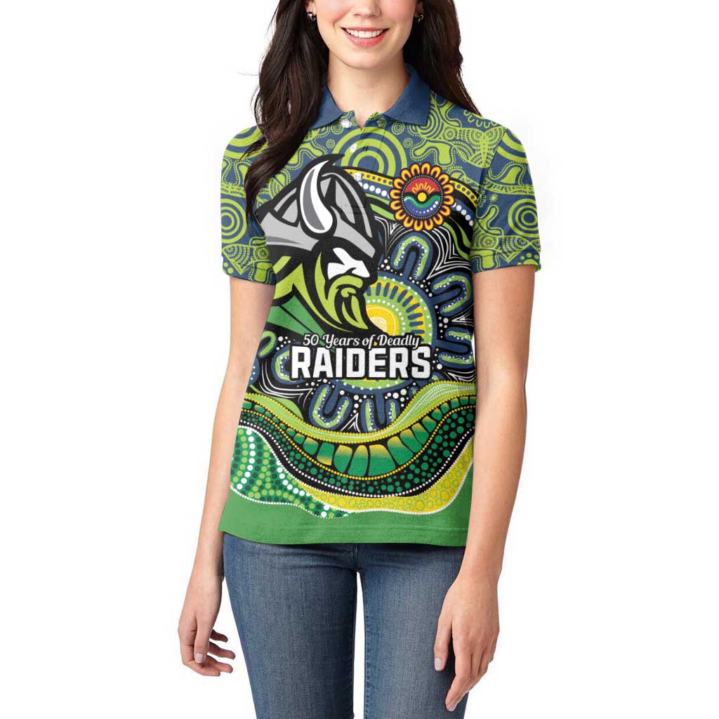 Custom Canberra Honouring First Nations Women Polo Shirt NAIDOC 2026 Deadly 50 Years