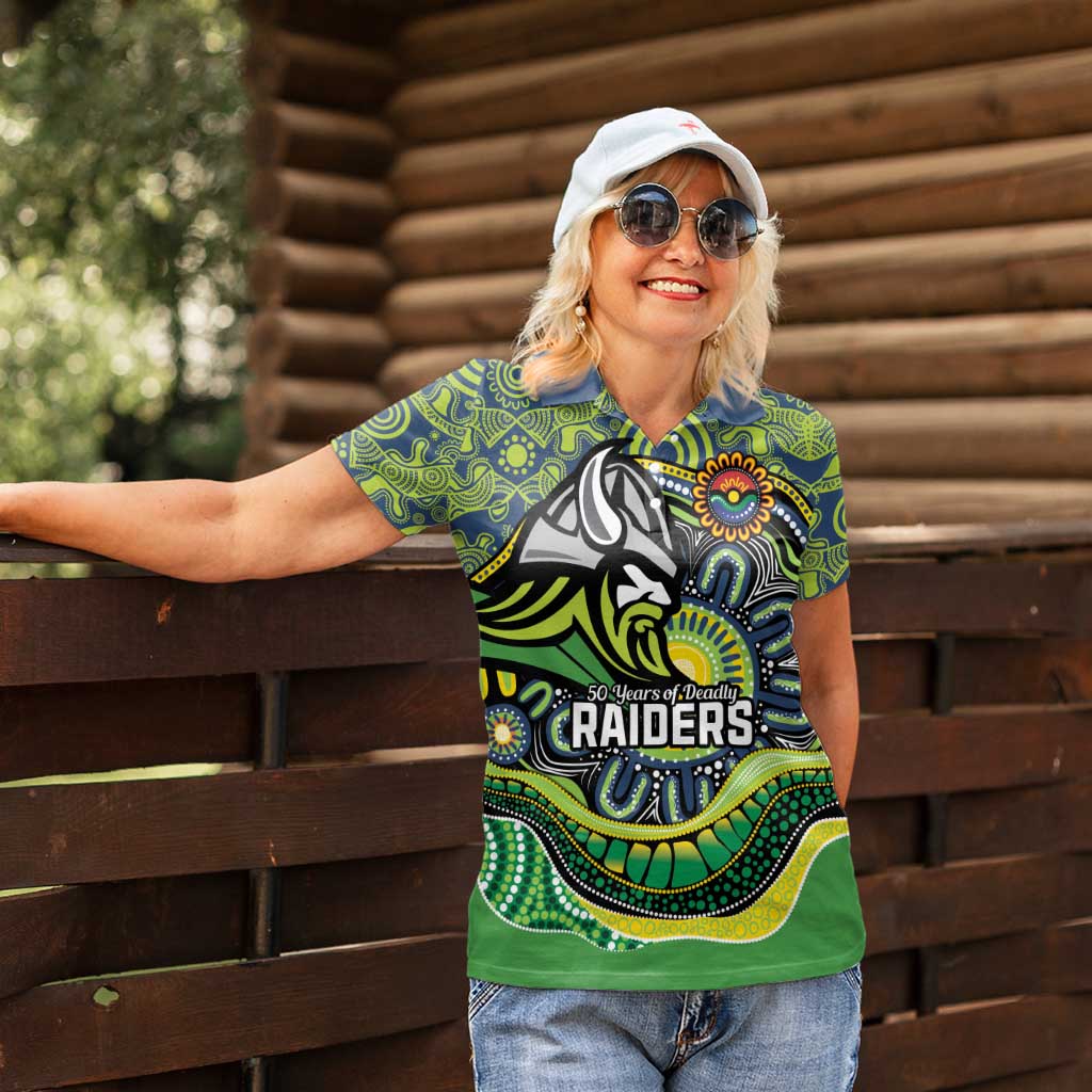 Custom Canberra Honouring First Nations Women Polo Shirt NAIDOC 2026 Deadly 50 Years