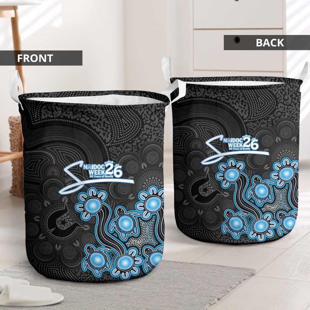 Adelaide Strikers NAIDOC Week 2026 Laundry Basket Sea Turtles Aboriginal Art