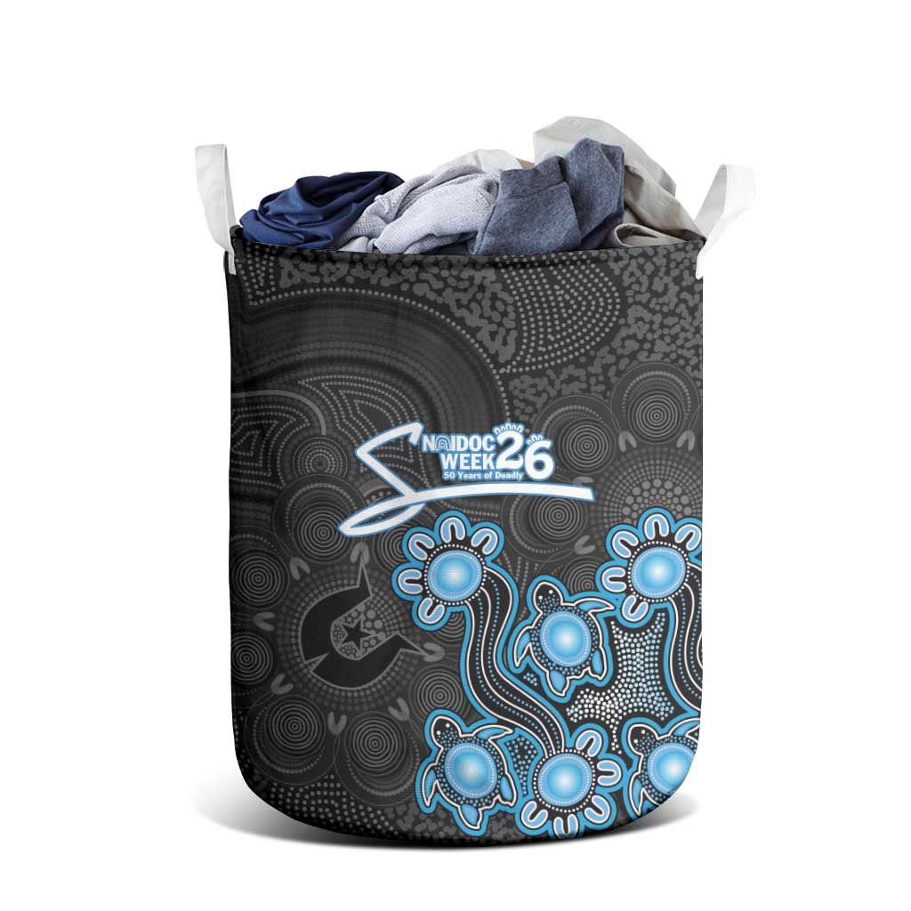 Adelaide Strikers NAIDOC Week 2026 Laundry Basket Sea Turtles Aboriginal Art