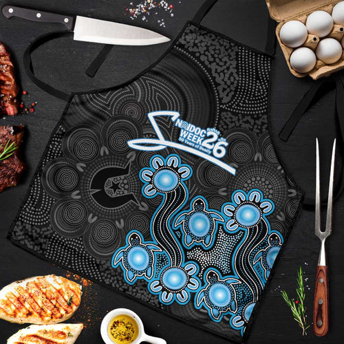 Adelaide Strikers NAIDOC Week 2026 Apron Sea Turtles Aboriginal Art