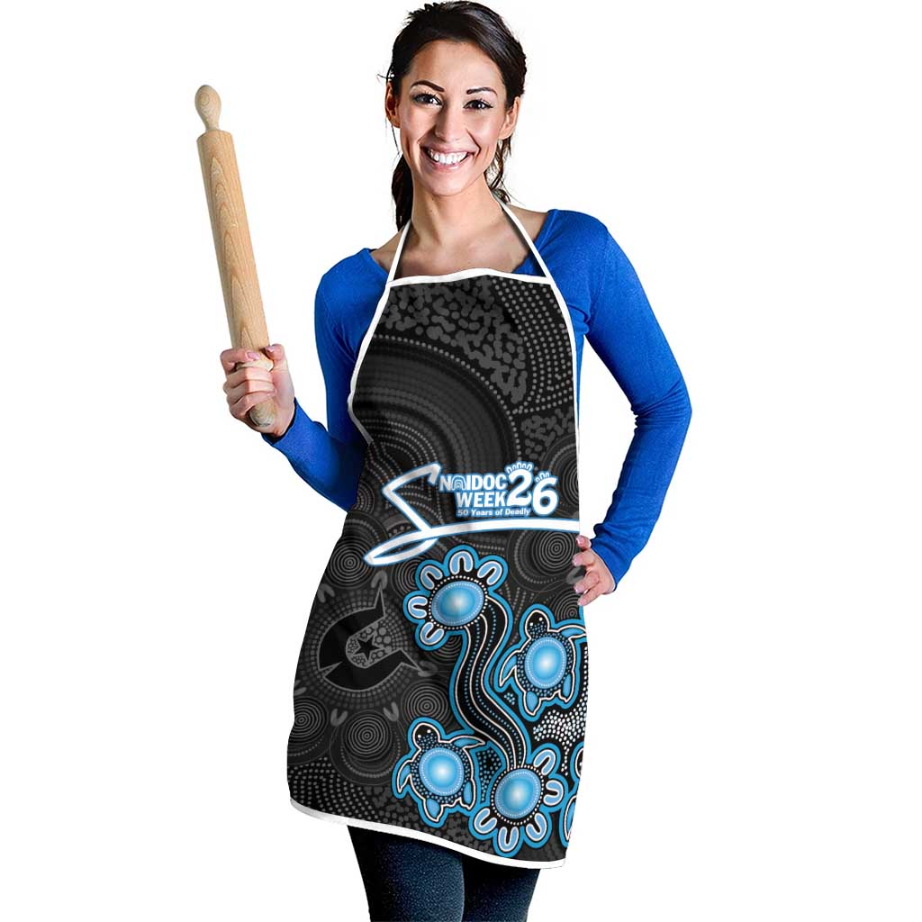 Adelaide Strikers NAIDOC Week 2026 Apron Sea Turtles Aboriginal Art