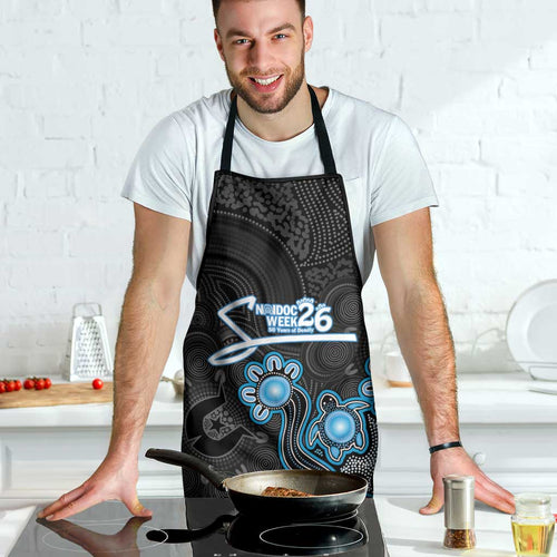 Adelaide Strikers NAIDOC Week 2026 Apron Sea Turtles Aboriginal Art