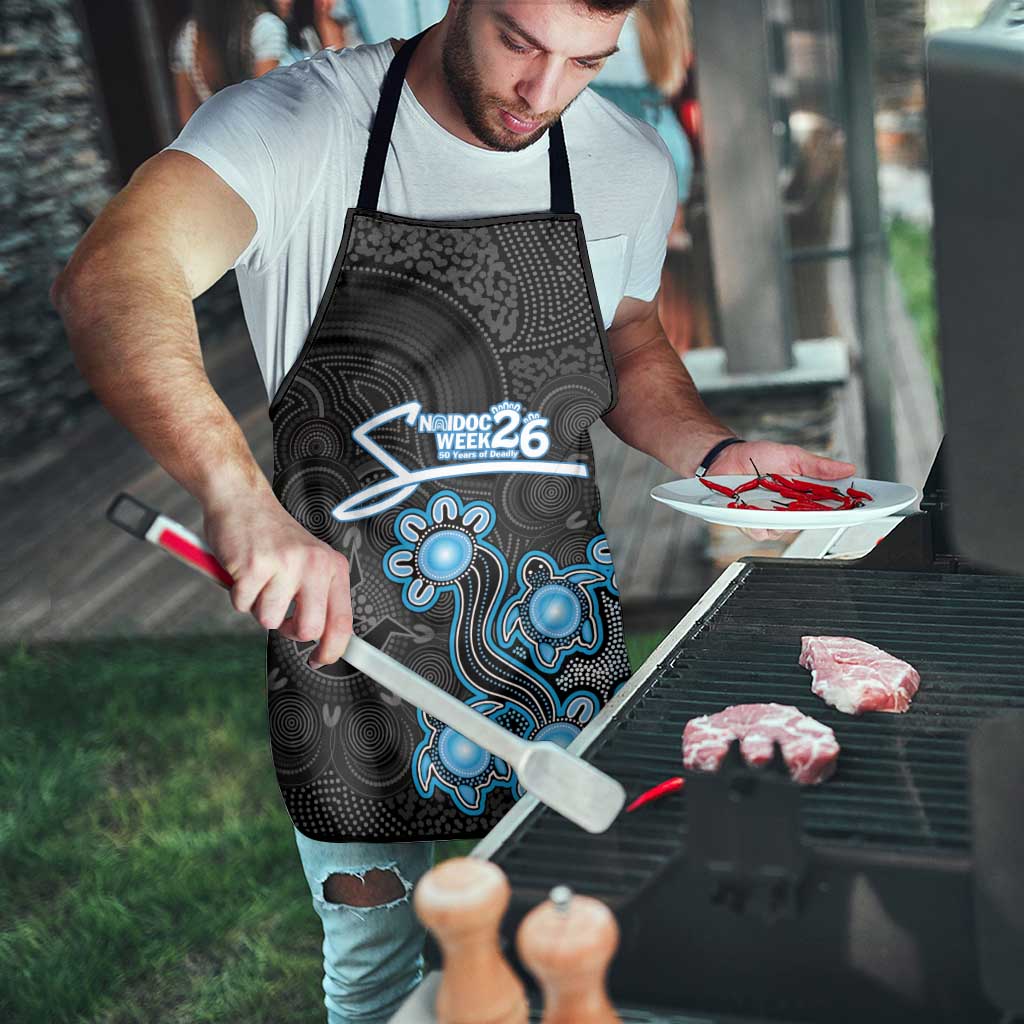 Adelaide Strikers NAIDOC Week 2026 Apron Sea Turtles Aboriginal Art