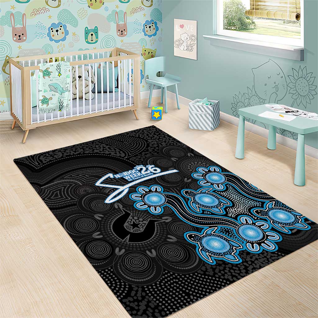 Adelaide Strikers NAIDOC Week 2026 Area Rug Sea Turtles Aboriginal Art