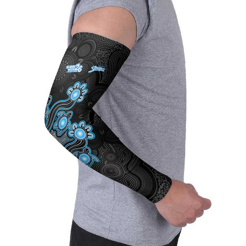 Personalised Adelaide Strikers NAIDOC Week 2026 Arm Sleeves Sea Turtles Aboriginal Art