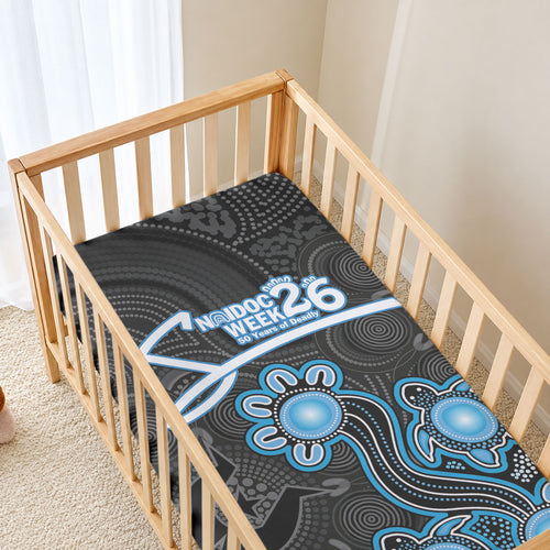 Adelaide Strikers NAIDOC Week 2026 Baby Bed Cover Sea Turtles Aboriginal Art