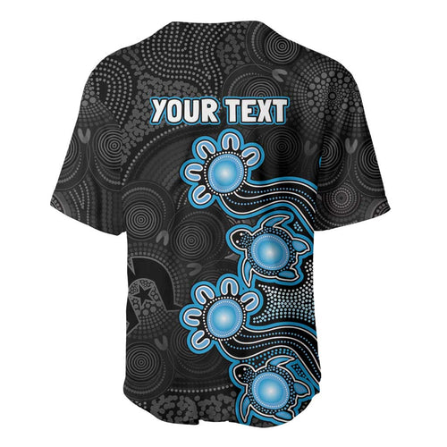 Personalised Adelaide Strikers NAIDOC Week 2026 Baseball Jersey Sea Turtles Aboriginal Art