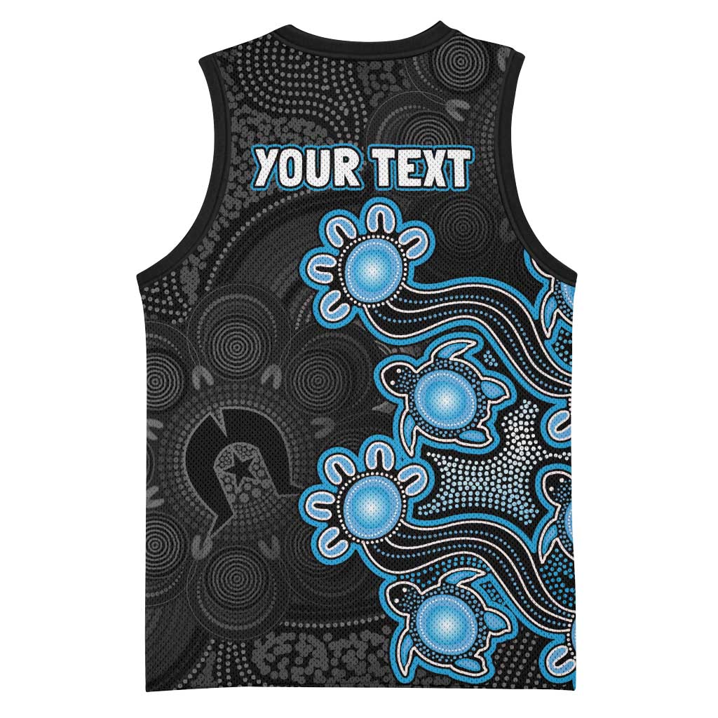 Personalised Adelaide Strikers NAIDOC Week 2026 Basketball Jersey Sea Turtles Aboriginal Art