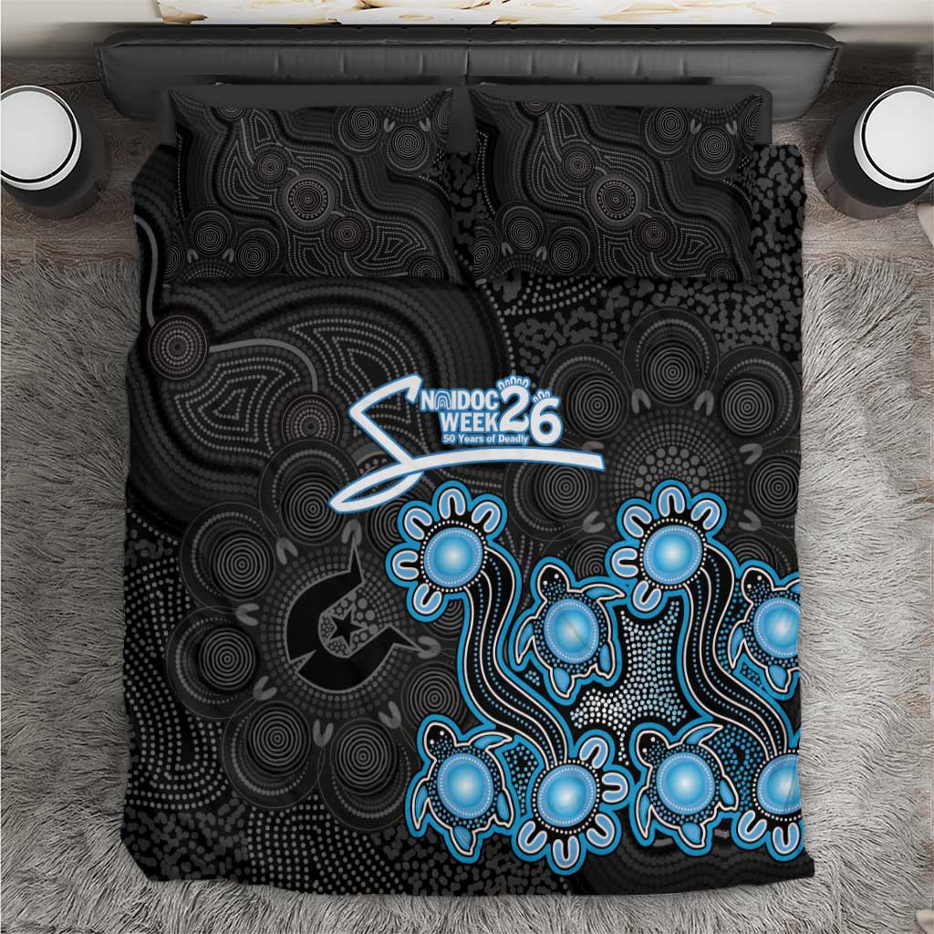 Adelaide Strikers NAIDOC Week 2026 Bedding Set Sea Turtles Aboriginal Art