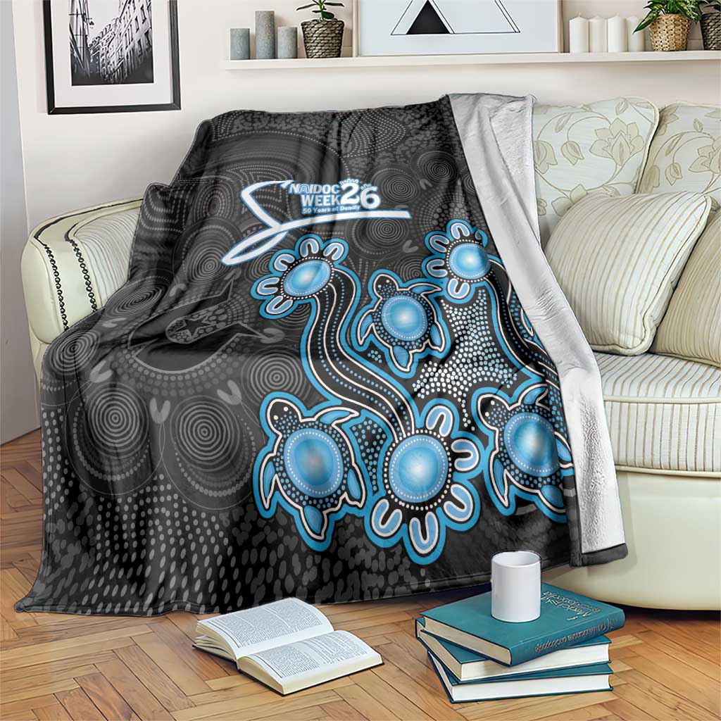 Adelaide Strikers NAIDOC Week 2026 Blanket Sea Turtles Aboriginal Art