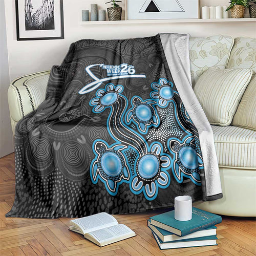Adelaide Strikers NAIDOC Week 2026 Blanket Sea Turtles Aboriginal Art