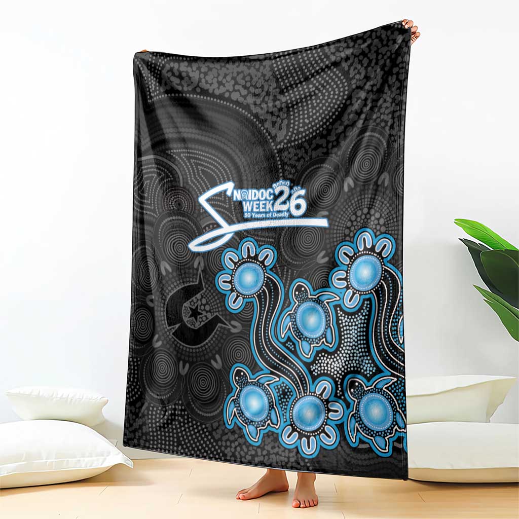 Adelaide Strikers NAIDOC Week 2026 Blanket Sea Turtles Aboriginal Art
