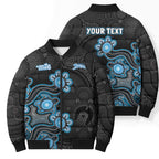 Personalised Adelaide Strikers NAIDOC Week 2026 Bomber Puffer Jacket Sea Turtles Aboriginal Art