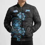 Personalised Adelaide Strikers NAIDOC Week 2026 Bomber Puffer Jacket Sea Turtles Aboriginal Art