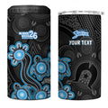 Personalised Adelaide Strikers NAIDOC Week 2026 4 in 1 Can Cooler Tumbler Sea Turtles Aboriginal Art