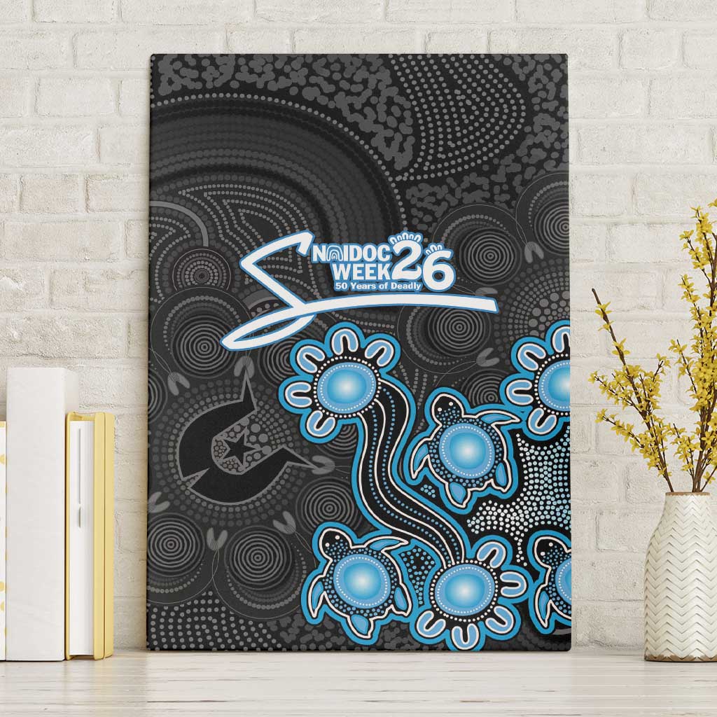 Adelaide Strikers NAIDOC Week 2026 Canvas Wall Art Sea Turtles Aboriginal Art