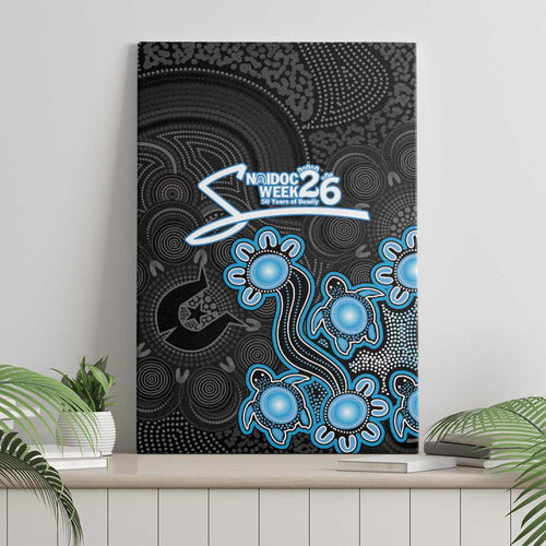 Adelaide Strikers NAIDOC Week 2026 Canvas Wall Art Sea Turtles Aboriginal Art