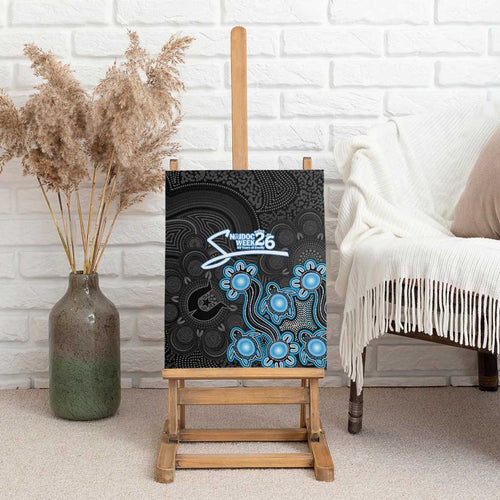 Adelaide Strikers NAIDOC Week 2026 Canvas Wall Art Sea Turtles Aboriginal Art