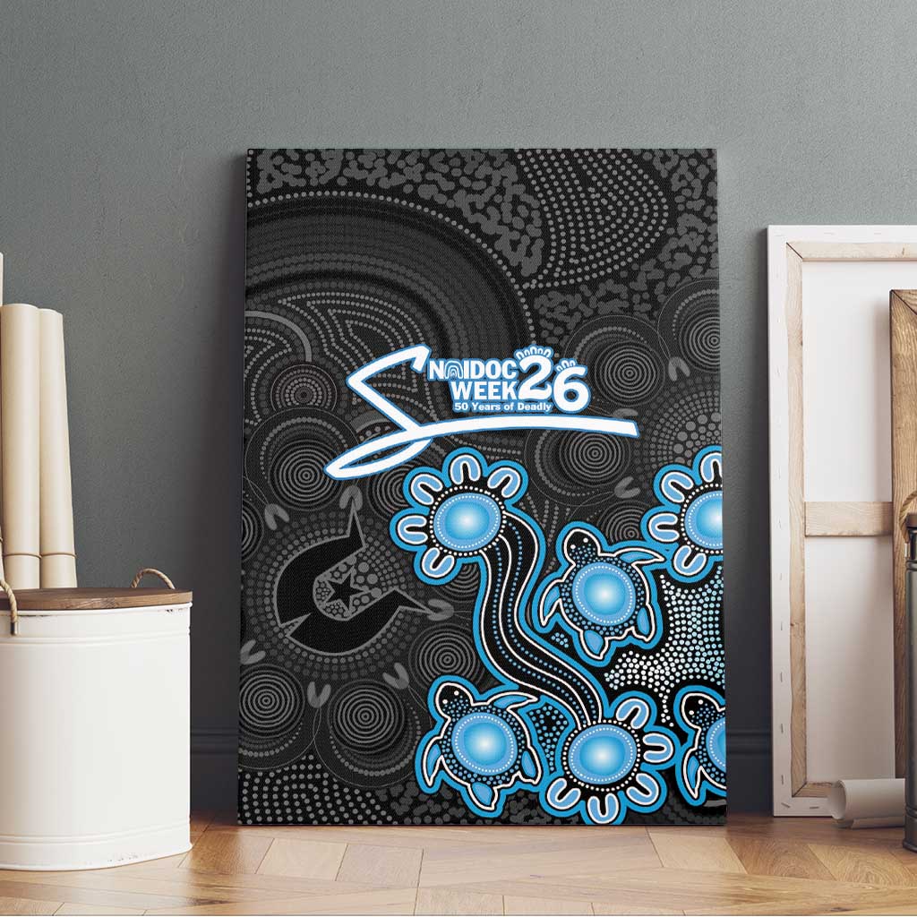Adelaide Strikers NAIDOC Week 2026 Canvas Wall Art Sea Turtles Aboriginal Art