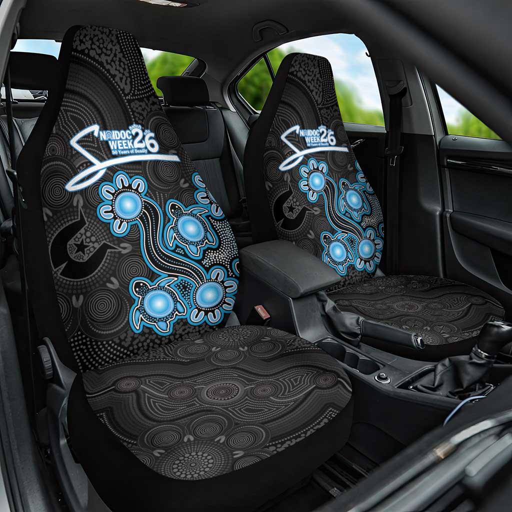 Adelaide Strikers NAIDOC Week 2026 Car Seat Cover Sea Turtles Aboriginal Art