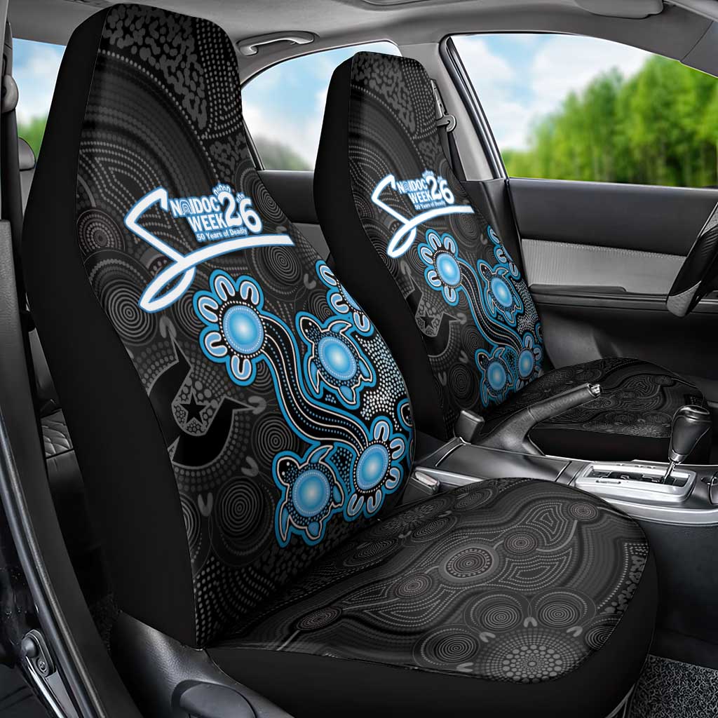 Adelaide Strikers NAIDOC Week 2026 Car Seat Cover Sea Turtles Aboriginal Art