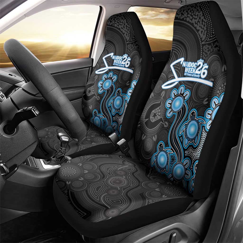 Adelaide Strikers NAIDOC Week 2026 Car Seat Cover Sea Turtles Aboriginal Art
