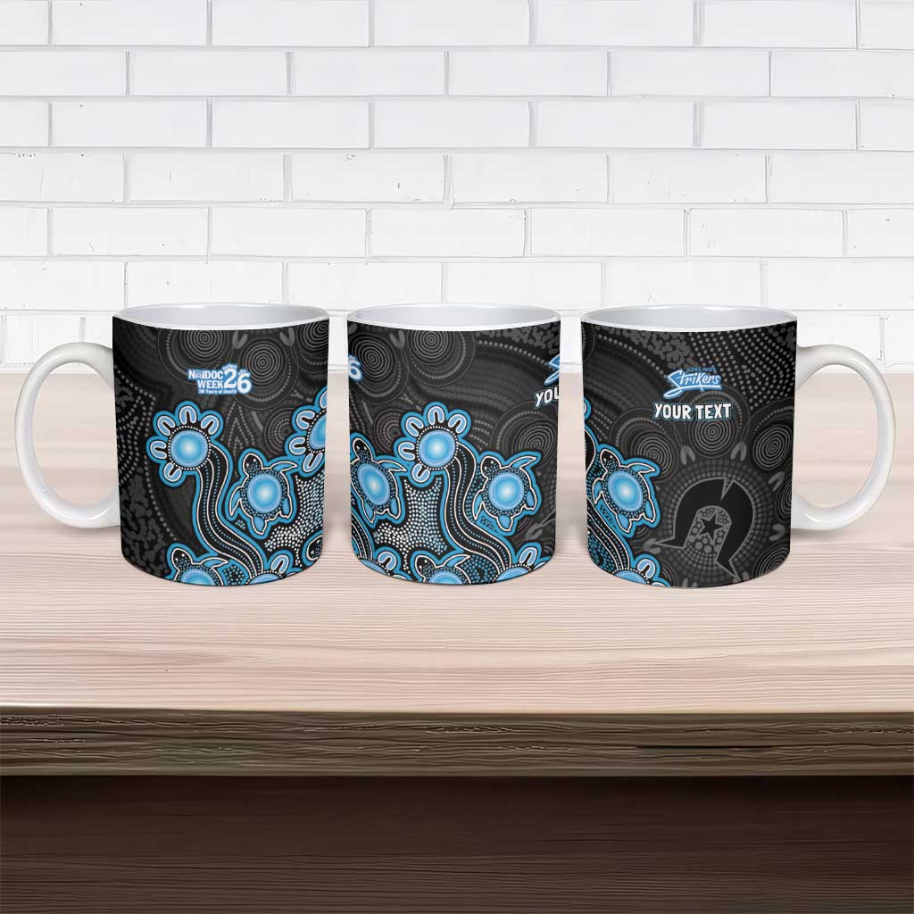 Personalised Adelaide Strikers NAIDOC Week 2026 Ceramic Mug Sea Turtles Aboriginal Art