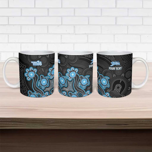 Personalised Adelaide Strikers NAIDOC Week 2026 Ceramic Mug Sea Turtles Aboriginal Art