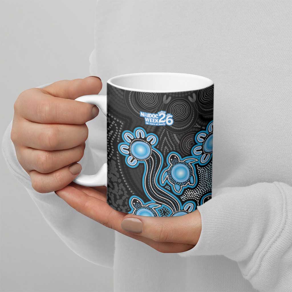 Personalised Adelaide Strikers NAIDOC Week 2026 Ceramic Mug Sea Turtles Aboriginal Art