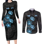 Personalised Adelaide Strikers NAIDOC Week 2026 Couples Matching Long Sleeve Bodycon Dress and Long Sleeve Button Shirt Sea Turtles Aboriginal Art